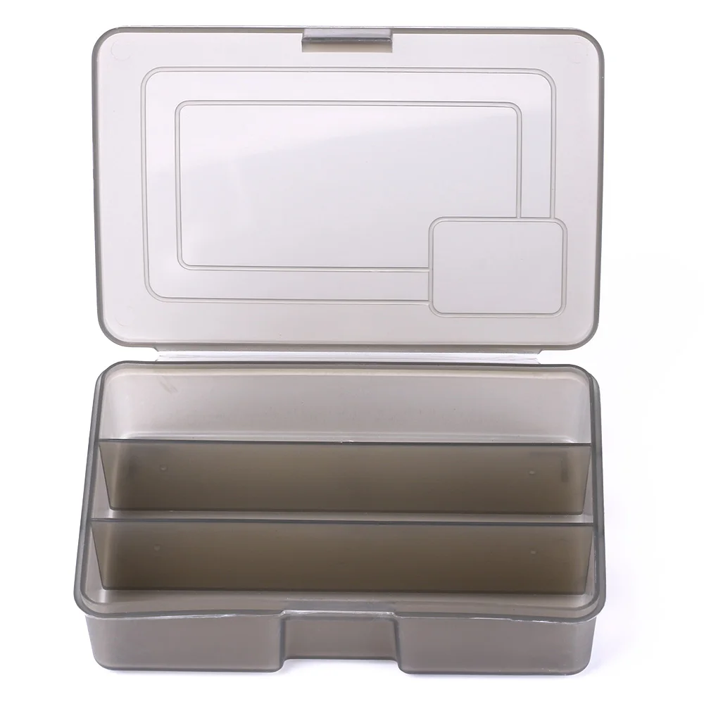 Aufbewahrungsbox Elegantes Grau Klein Mittel Groß Set Angeltasche Spezielle Angelzubehör-Box