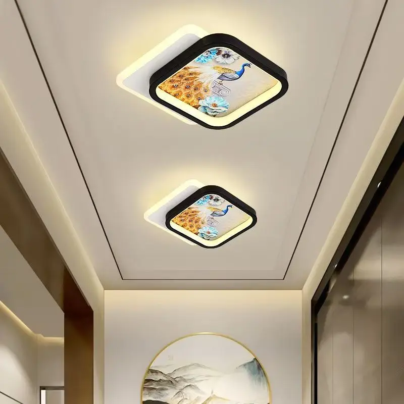 

Corridor, aisle ceiling ceiling attic light balcony entrance door entrance new Chinese style ceiling light