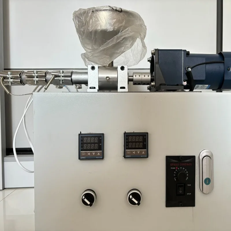 الطارد الصغير مايكرو البلاستيك الطارد المطاط مسحوق 3D خط الطباعة واحد المسمار الطارد آلات معالجة البلاستيك #6