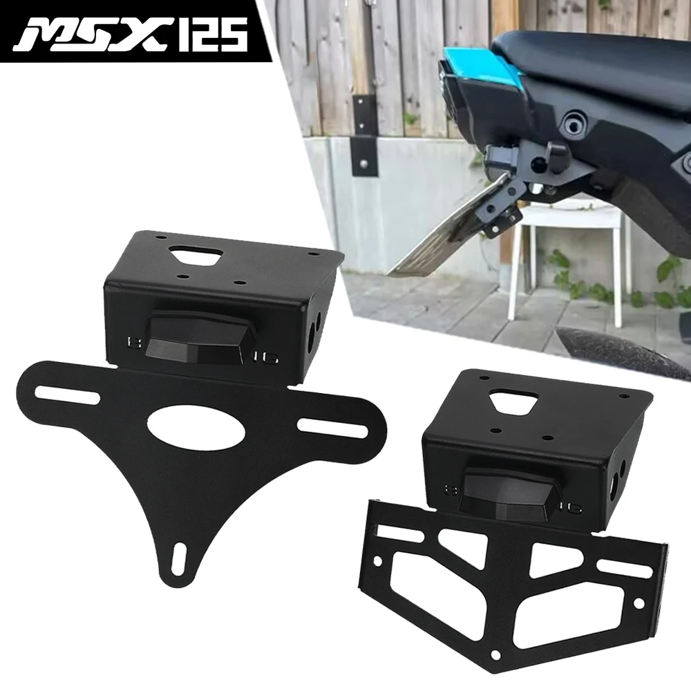 

Motorcycle License Plate Holder Bracket GROM MSX 125 Rear Tail Tidy Fender Eliminator For Honda MSX125 GROM125 2022 2023 2024