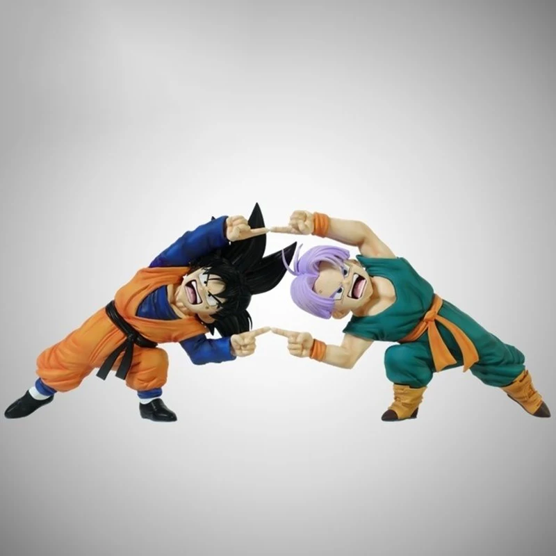 Anime Dragon Ball Z Son Goten figura Gotenks Trunks cuerpo combinado figuras de acción 10cm PVC colección de estatuas modelo juguetes regalos