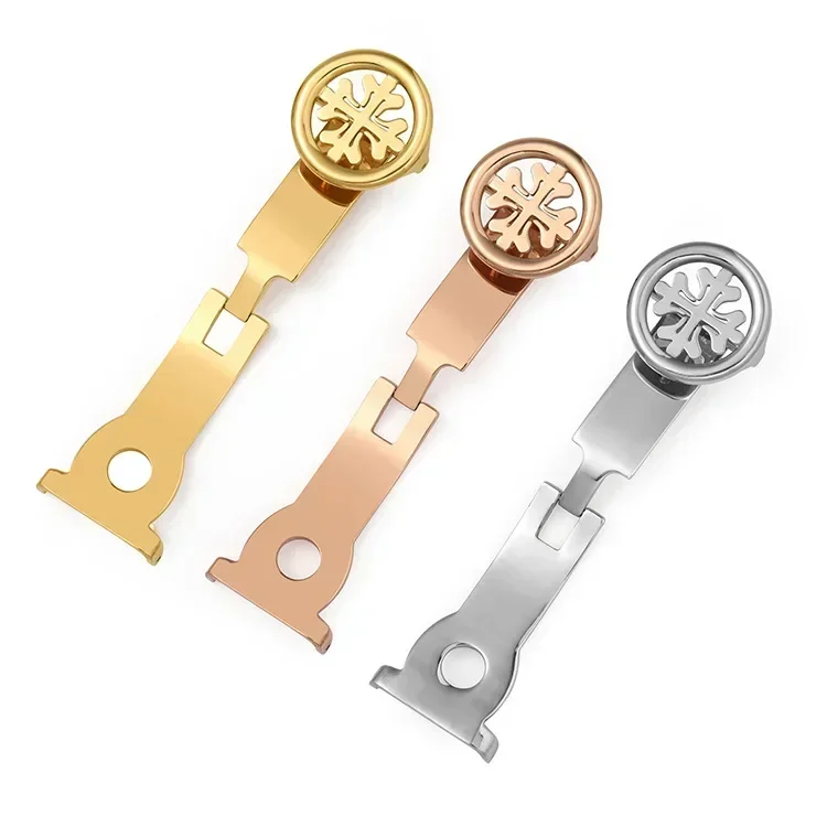 Watchband Metal Buckle Clasp For Stainless Steel Watch Clasp For PP Patek Philippe Watchband Buckles 18mm 20mm