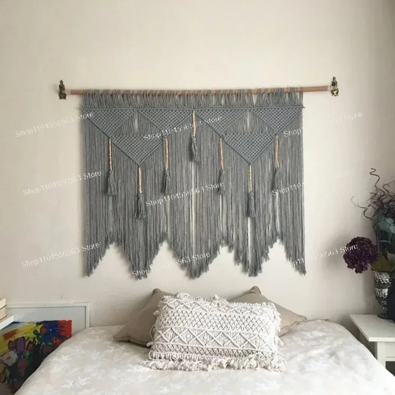 

Boho Macrame Wall Hanging Geometric Tapestry Home Decor 100*120CM ZM1031