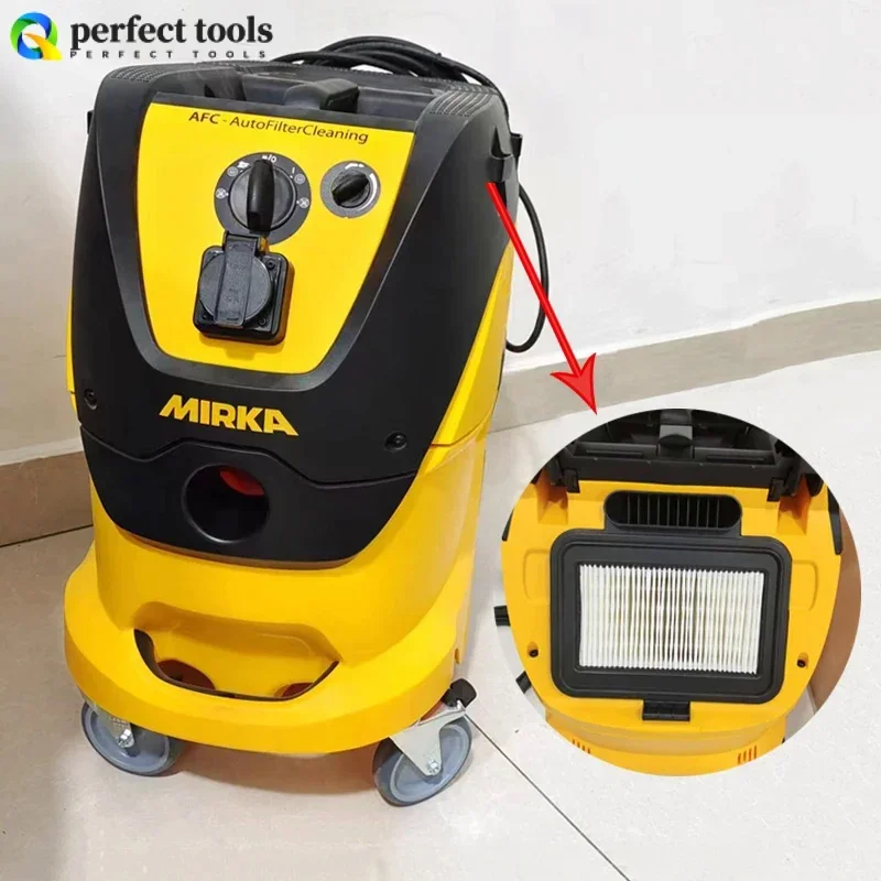 Finland MIRKA 1242 Vacuum Cleaner Filter Element Industrial Dust Collector Dust-free Dry Grinding Dust Bucket Filter Accessories