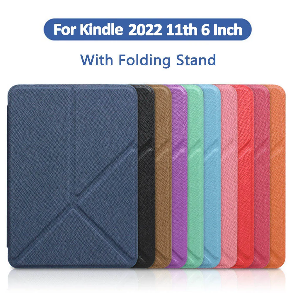 Custodia pieghevole per Kindle 2022 nuovo 6 pollici 11a generazione C2V2L3 custodia protettiva magnetica Flip e-book Cover Pouch Funda