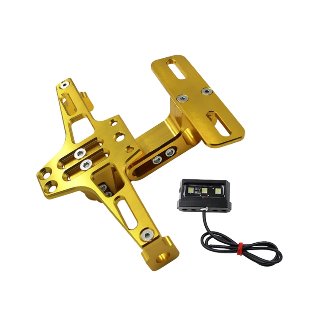 Turn Signal Light Bracket License Number Plate Holder Plates Mount
