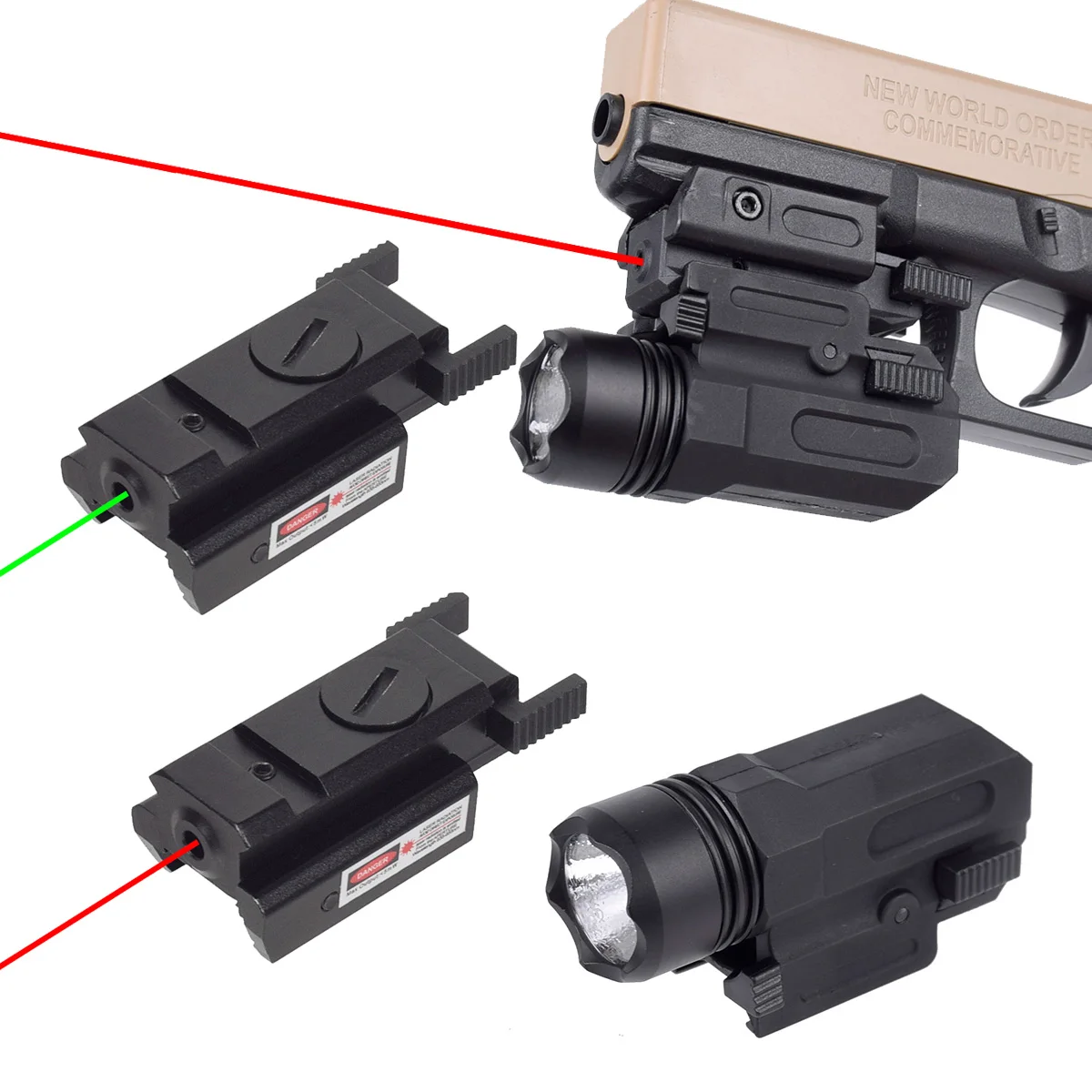 Metal Red Green Las… - image