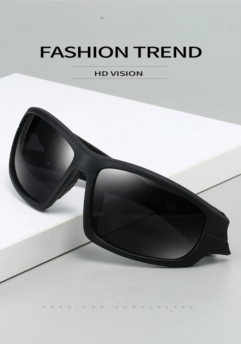 KAROS Klassische, modische, polarisierte Sonnenbrille für Damen und Herren, UV400, Outdoor, Angeln, Fahren – Detail 2
