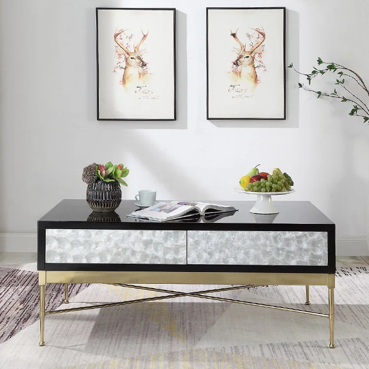 American light luxury solid  combination simple modern small apartment living room shell cabinet audio-visual cabinet furniture
