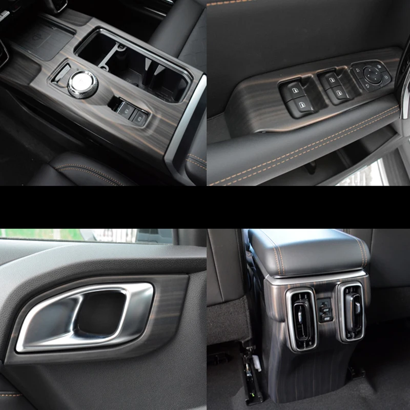 FOR HAVAL DARGO Sandalwood Grain Carbon Fiber Grain Panel Interior Kit Car Shape Decoration Modification High Quality Parts