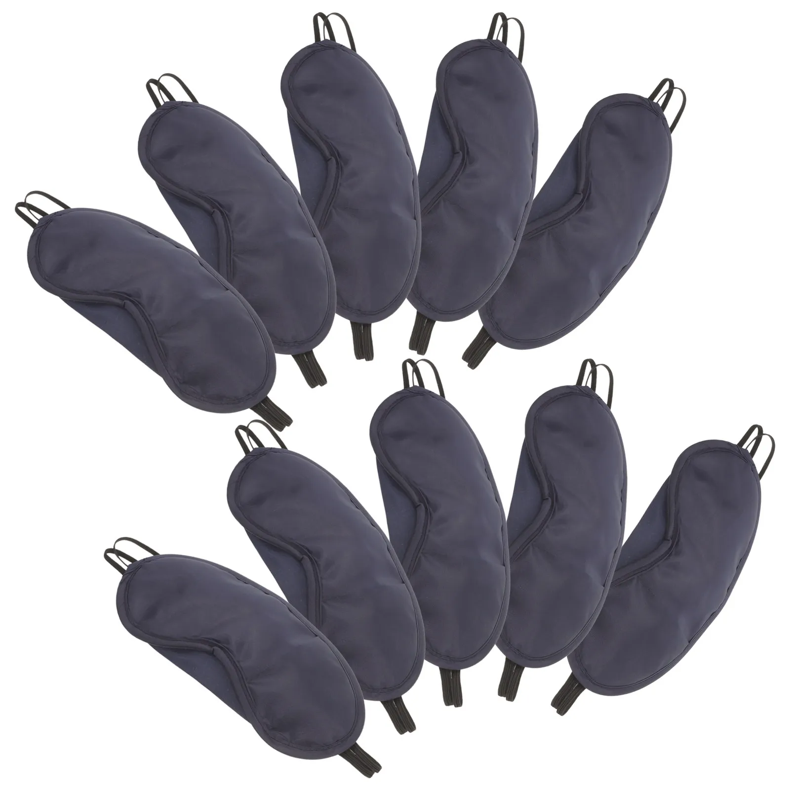 20Pcs Sleep Eye Mask Blackout Eye Cover for Sleeping Travel Flight Dorm Lightweight Comfortable Contoured Fit Polyester Bulk