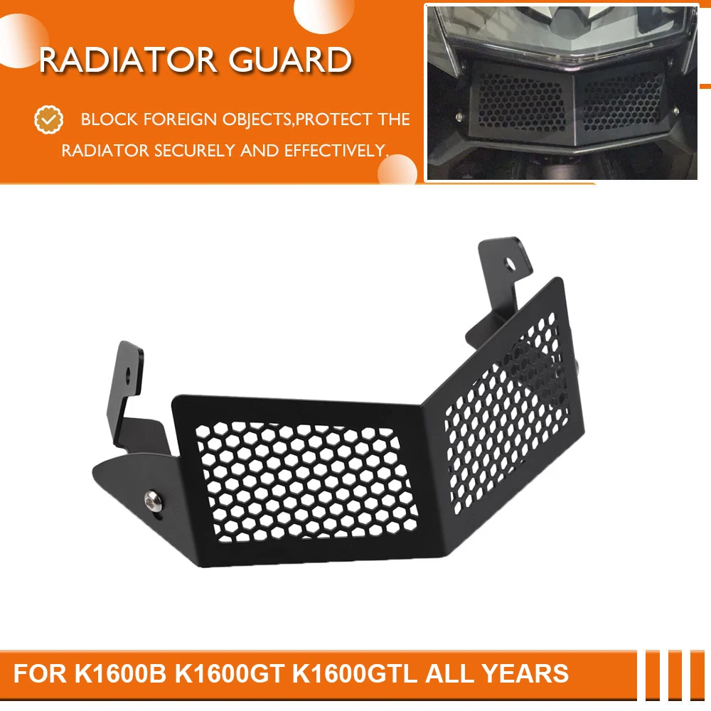 For K1600 GT/GTL/B Motorcycle Radiator Guard Grill Cover Oil Cooler Net Protect Grille For K1600GT K1600B K 1600B 1600GT 1600GT