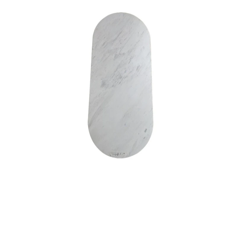 

Household light luxury Nordic marble dining table rectangular oval