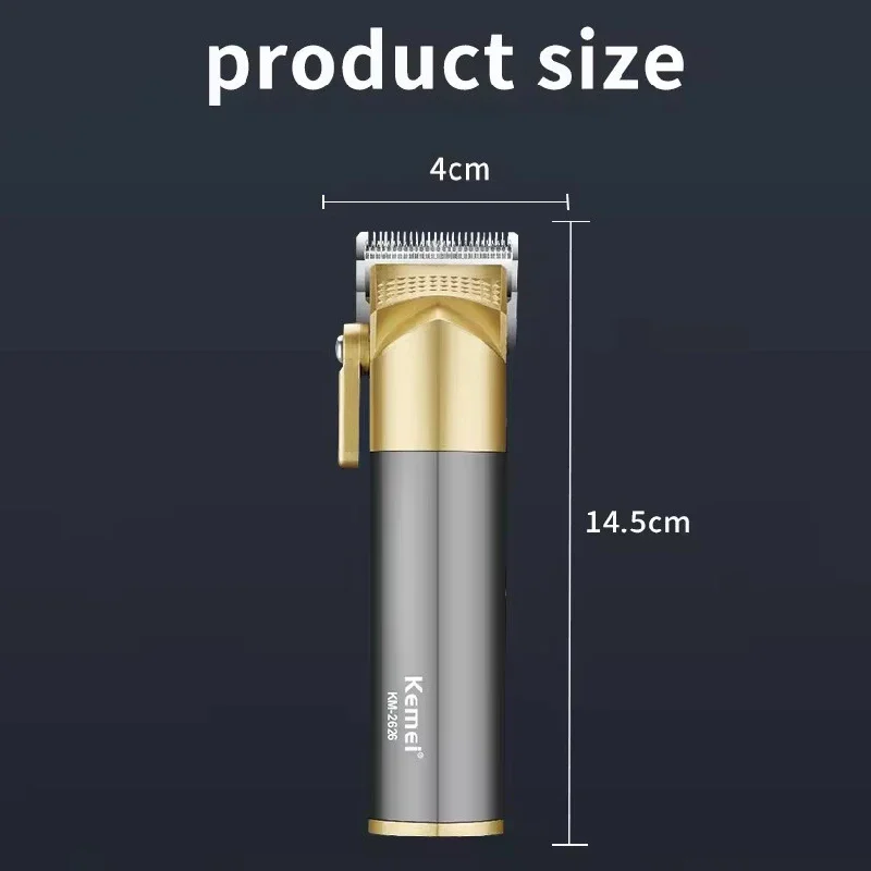 

Kemei маленькая профессиональная алюминиевая машинка для стрижки волос перезаряжаемый триммер для бороды для мужчин электрический набор для стрижки волос машина