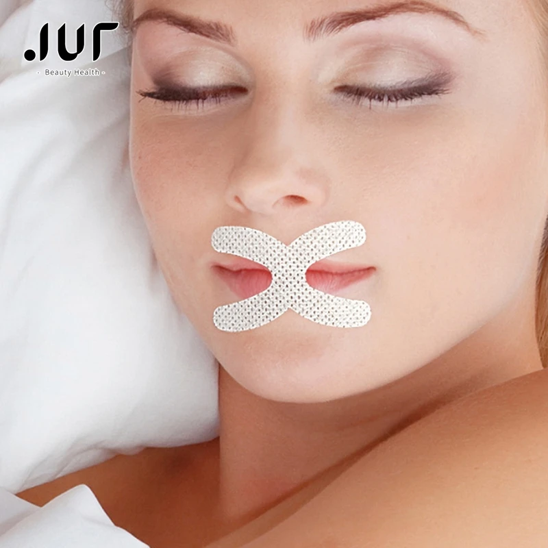 Anti Snoring Mouth Tape Transparent Breath Nasal Strips Right Aid Stop Snoring Nose Patch Good Sleeping Aid Mouth Guard Device