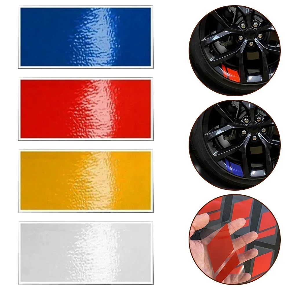 6Pcs Reflective Car Wheel Rim Vinyl Stickers For 18\