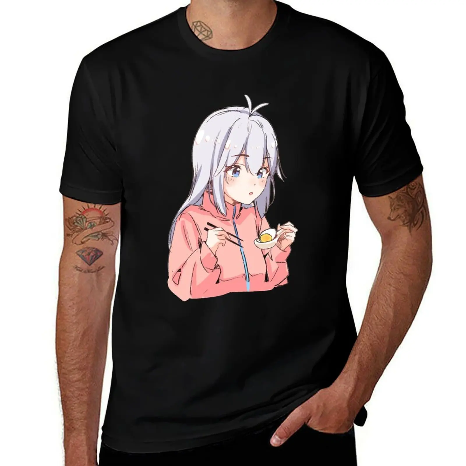 

Футболка VShojo Veibae, мужские футболки с принтом, мужские роскошные мужские футболки, хлопковая футболка