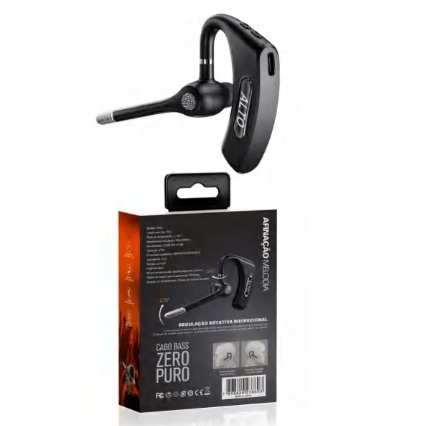 Fone  Sem Fio Bluetooth Auricular com Microfone Musicas Chamadas Game