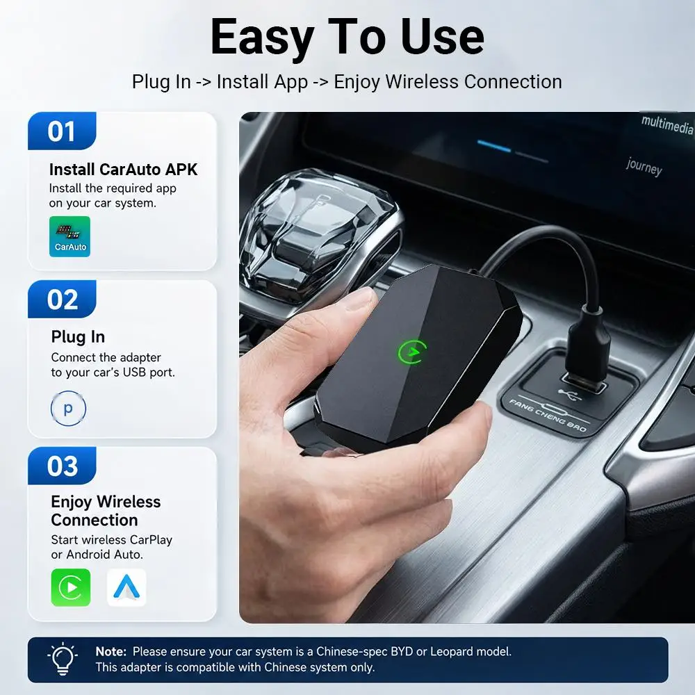 For BYD LEOPARD 3 5 7 8FangChengBao CarAuto APK Google Map Spotify Music Multilingual Add Apple CarPlay/Android Auto to Your Car