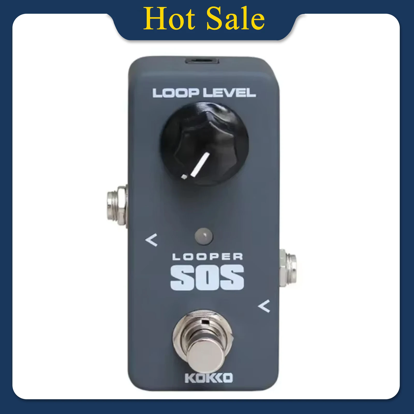 Kokko FLP-2 Looper Electric Guitarra Effect Pedal Recording Monolithic SOS Looper Effect True Bypass Pedal Guitar Accessories