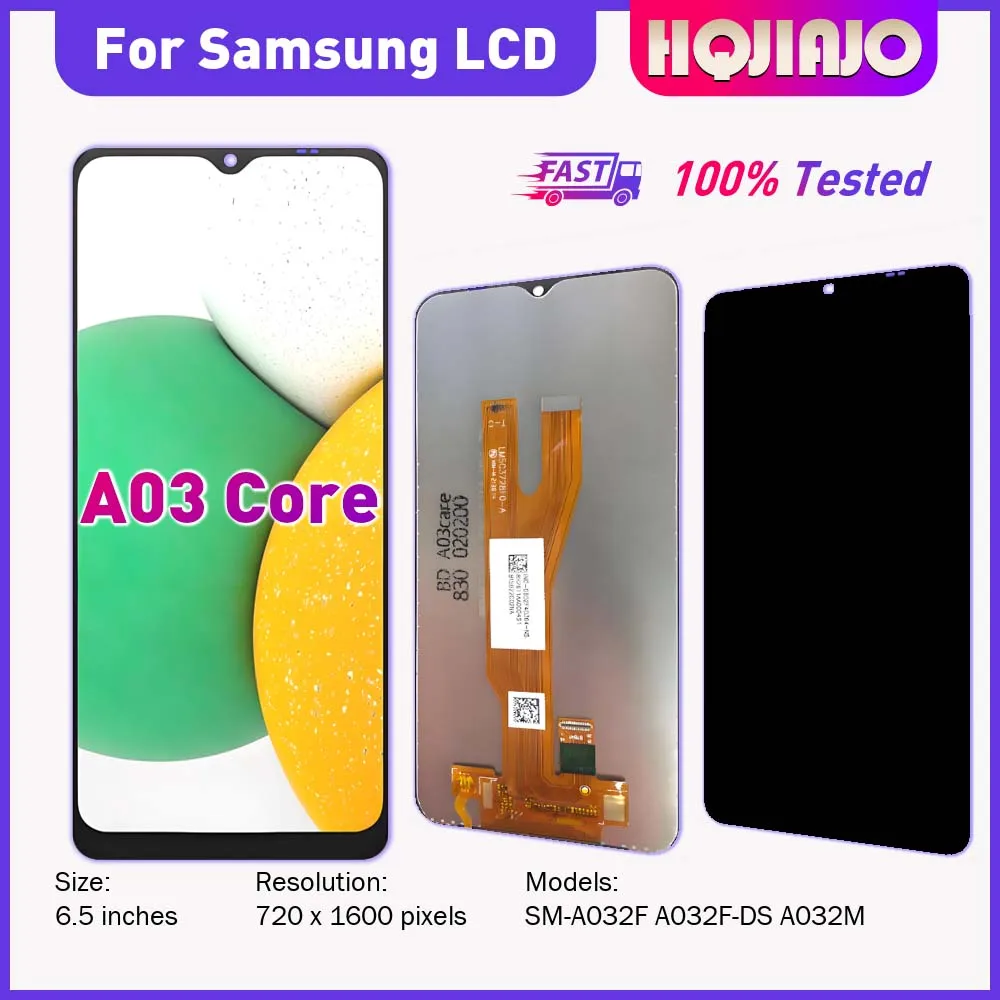 6.5'' For Samsung A03 CORE LCD Display Touch Screen Digitizer Replacement Assembly for a03 core SM-A032F SM-A032M repair Parts