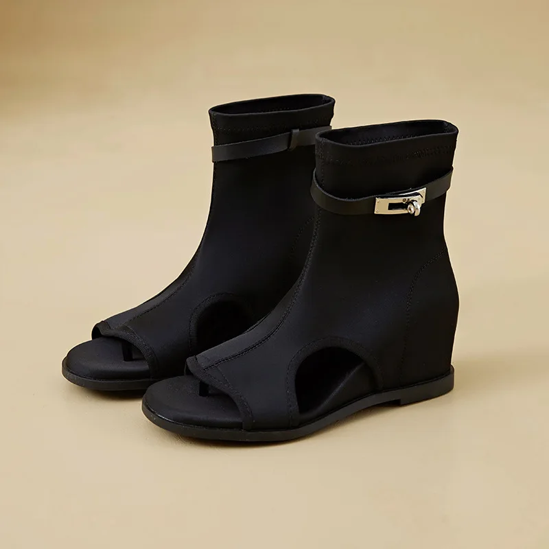 

Summer Bohemian Style Women's Cool Boots Fashion Belt Buckle Women's Sandals Designer Casual Woman's Shoes Sandalias De Mujer