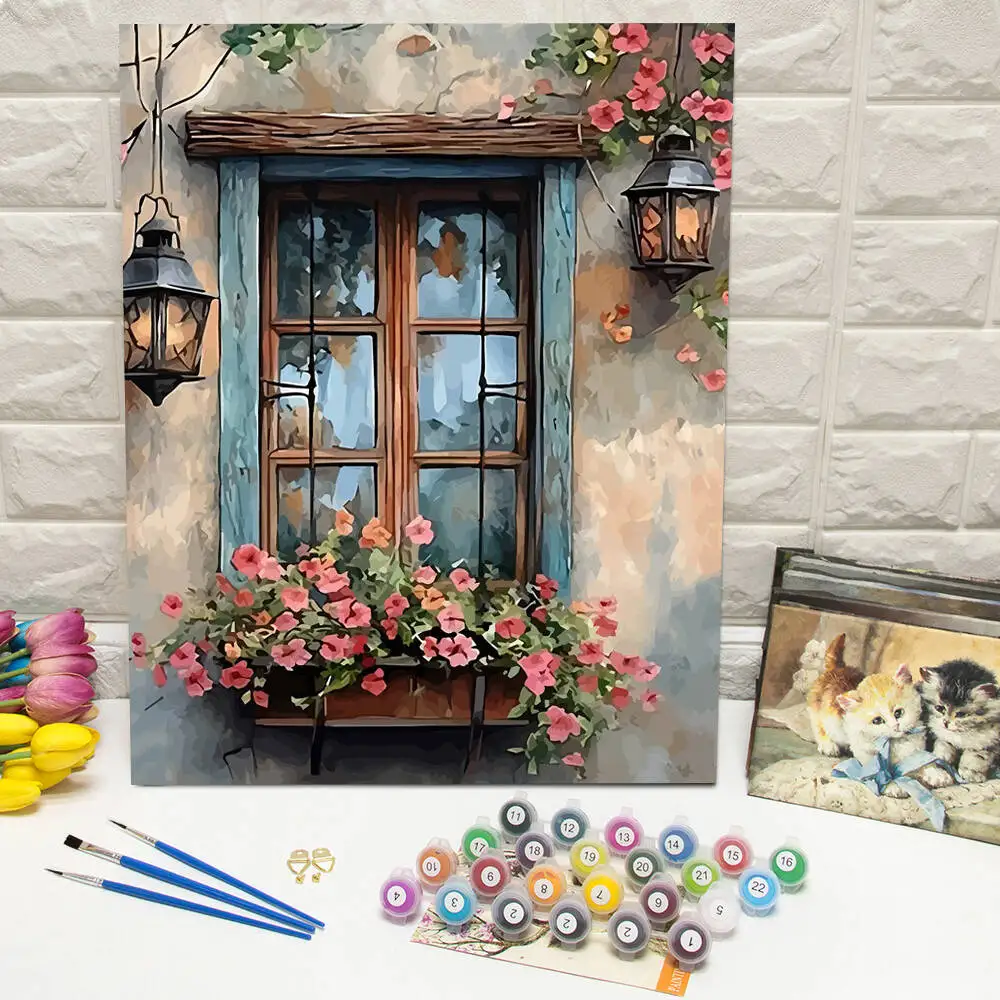 Disney Malen nach Zahlen Tinker Bell Malen auf Leinwand Lotus Digitales Ölgemälde Frosch Cartoon Acryl Home Decor Handgemachtes Geschenk