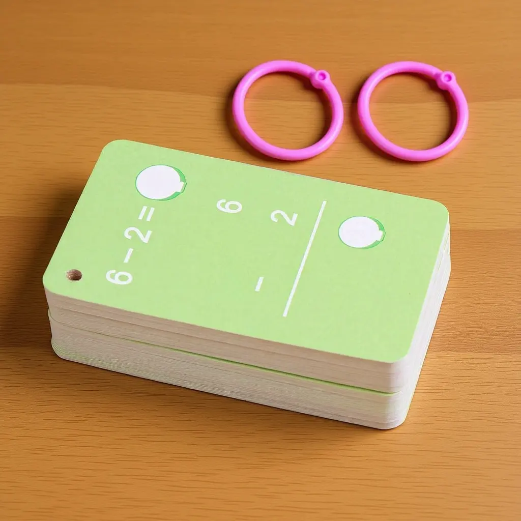 

1Set Math Flash Cards Learning Set Addition Subtraction Multiplication Division Early Learning for Kindergarten to Grade 3