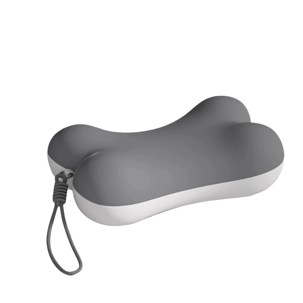 Durable Memory Foam Nap Pillow Breathable Fabric Soft Support Neck Cushion Ergonomic with Carry Strap Desk Pillow Travel Use