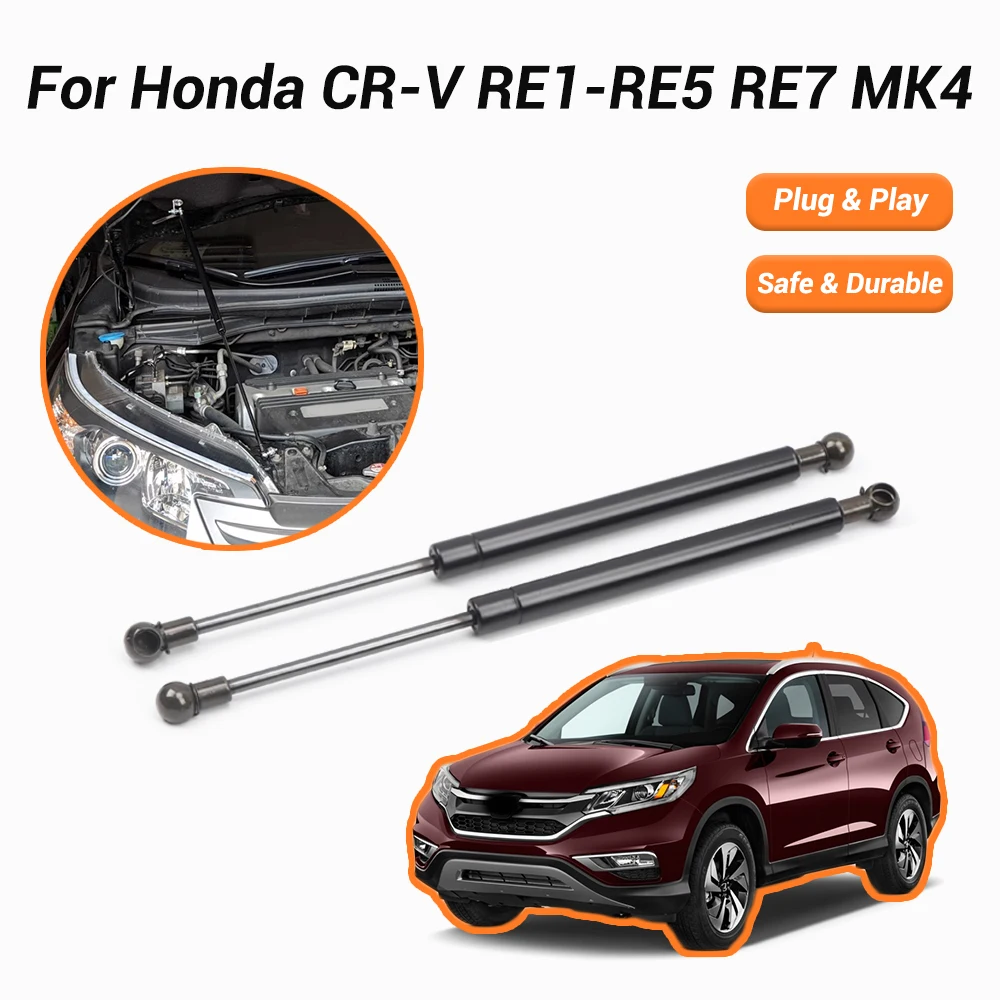 

Стойки капота для Honda CR-V CRV 3rd RE1–RE5, RE7 2006-2011, передняя капот двигателя, газовые пружины, амортизаторы, подъемные опоры, 2 шт.