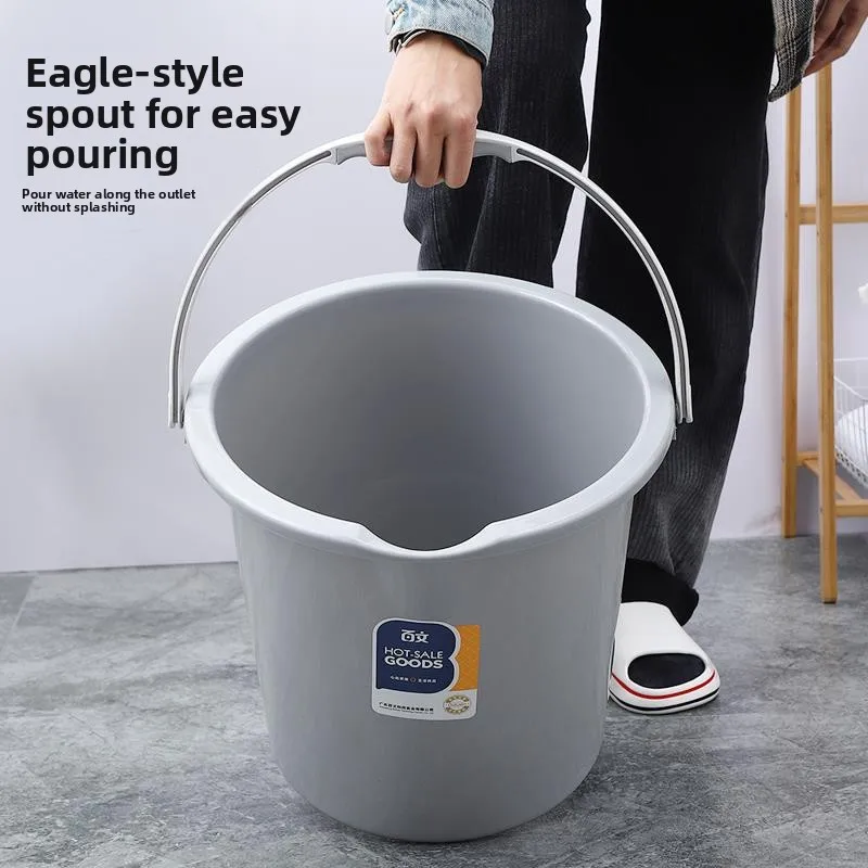 

Extra Large Thiened Plastic Water Buet for Home Use Car Wa Portable Storage Water Buet for Dormi Bathing And Waing