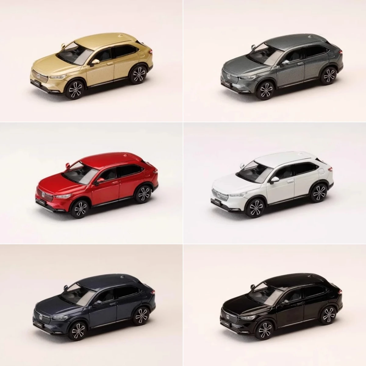 HJ HOBBY JAPAN 1:64 Kompaktes Vezel Souvenir-Druckguss-Modellauto