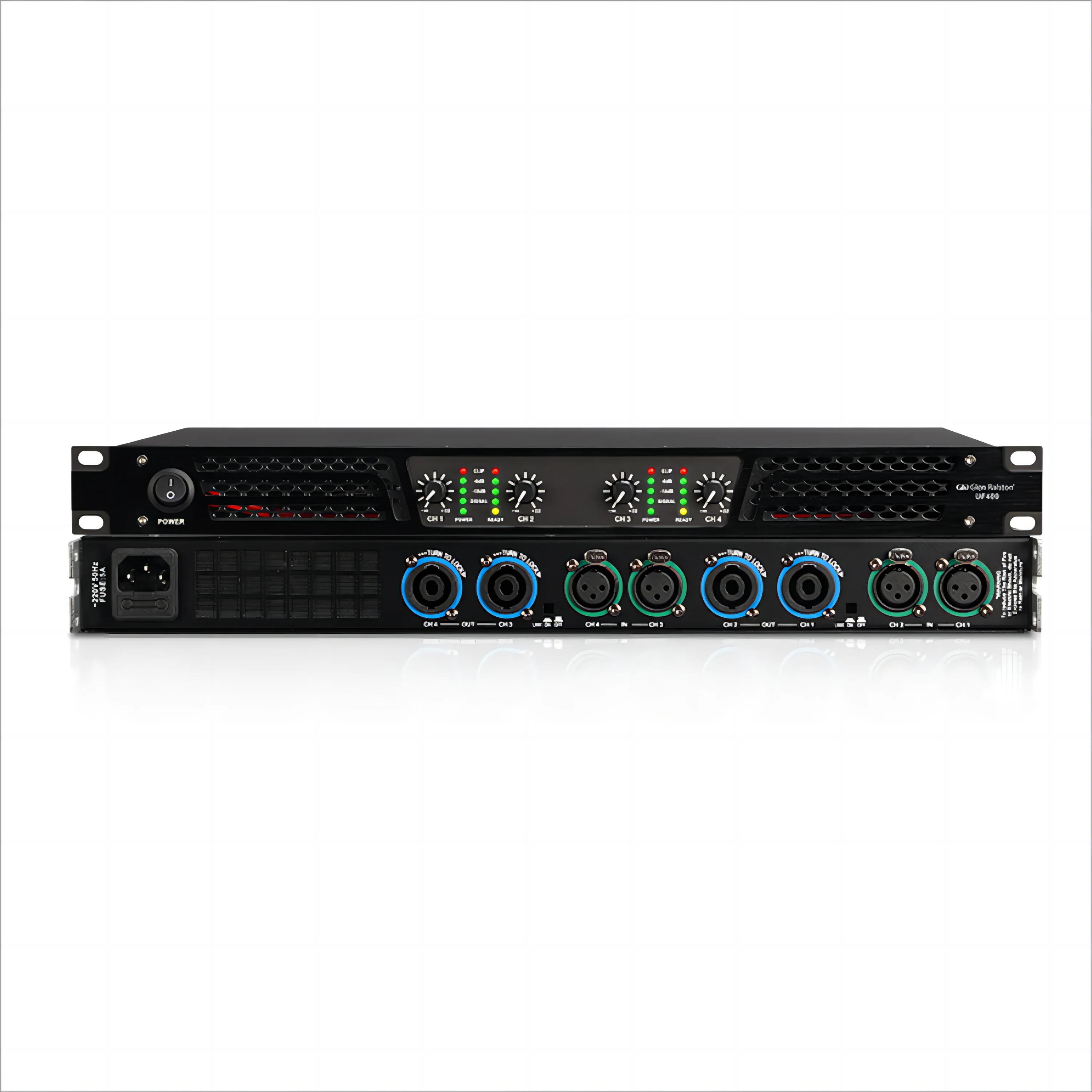 

2025Demao Professional 4*400 watt 4 channel audio high dj audio mixer for Disco outdoor concerts