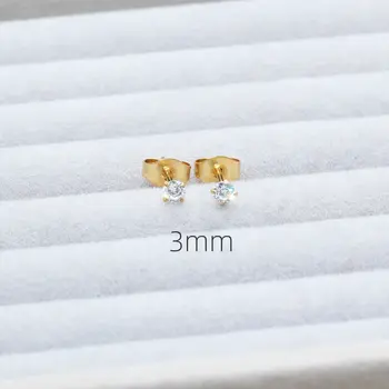 8 最佳銷售 2毫米耳環 - №1