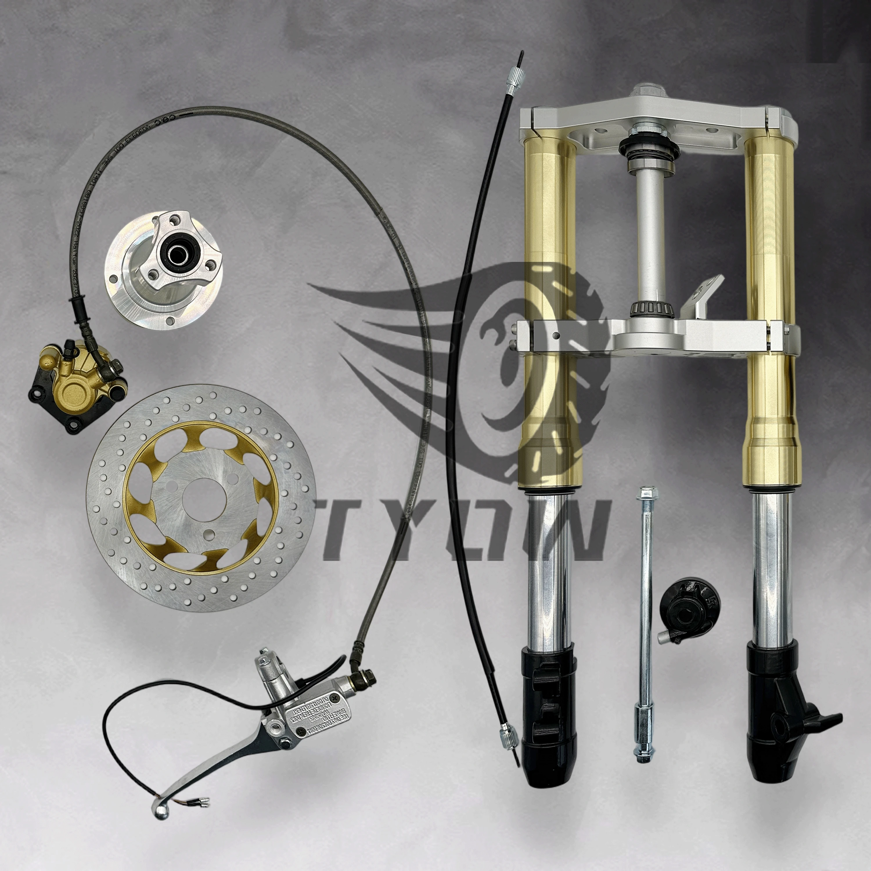 Z50 540mm Inverted Fork Spring Suspension Set For Honda Monkey Z50 Motorcycle Front Shock Absorber