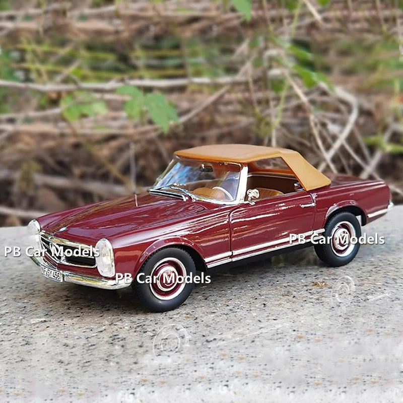 1: 18 NOREV 1963 230SL Convertible Classic Car Simulation Alloy Car Model Collection