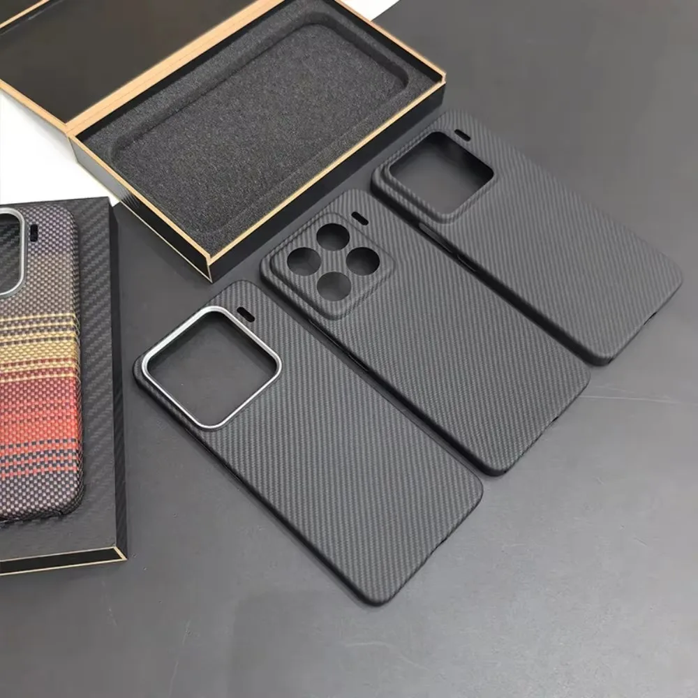 Aramid Fiber Magnetic Phone Case for Xiaomi 15 Real Carbon Fiber Anti-drop Shell for xiaomi 15Pro Ultra-thin Mobile Phone Cover