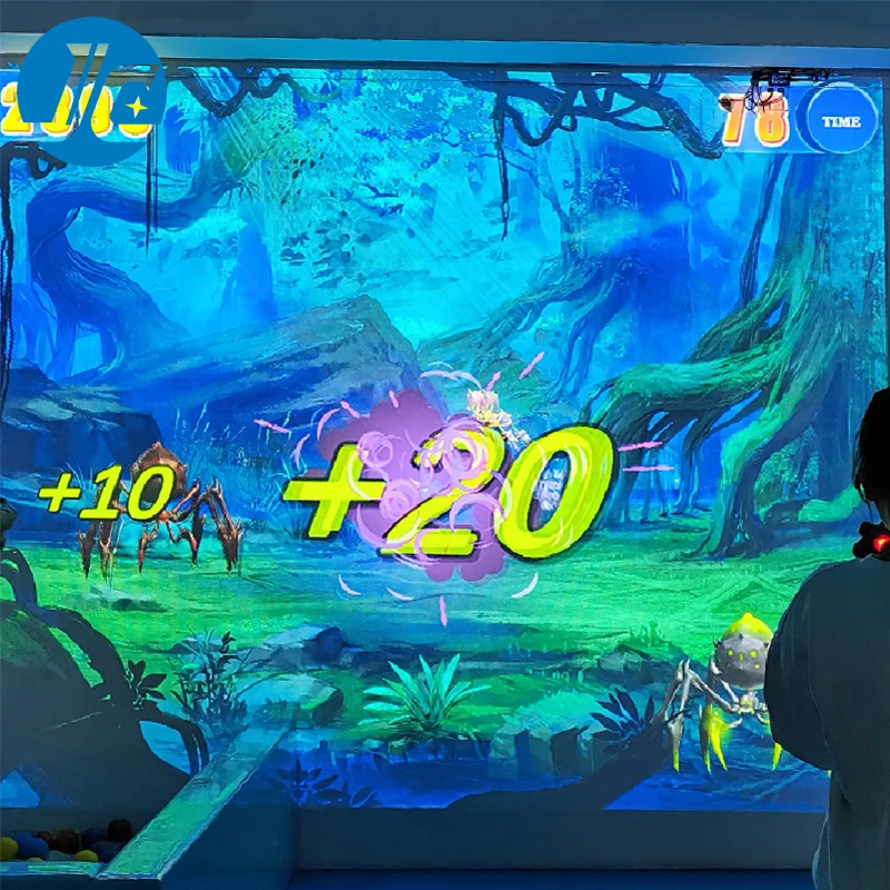 

Интерактивная аркадная гоночная проекция пола, оборудование для парка развлечений, интерактивная проекция