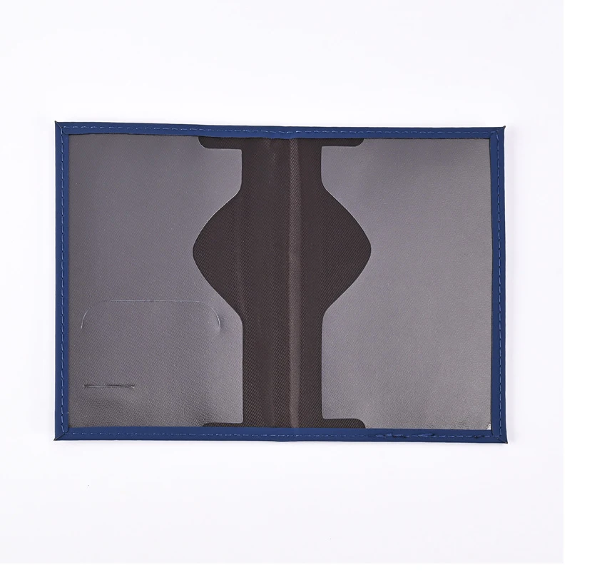 Porta passaporto classico con protezione per passaporto in materiale PU leggero per le vacanze, uso quotidiano, viaggi in aeroporto