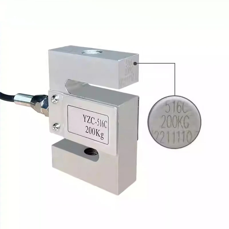 

Load Cell YZC-516C S Beam Electronic Pressure Scale Weighing Sensor 1PCS New 50KG 100KG 200KG 300KG 500KG 1T 1.5T 2T 3T