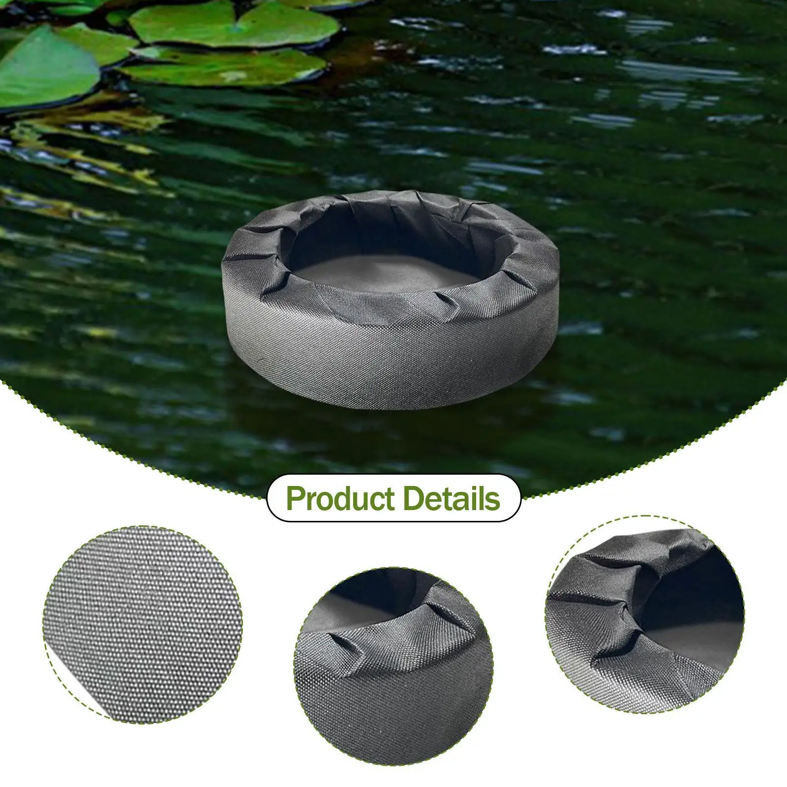 Floating Planter for Pond Water Features and Decoration Stylish Lightweight Non Woven Fabrics Convenient Plant Pot