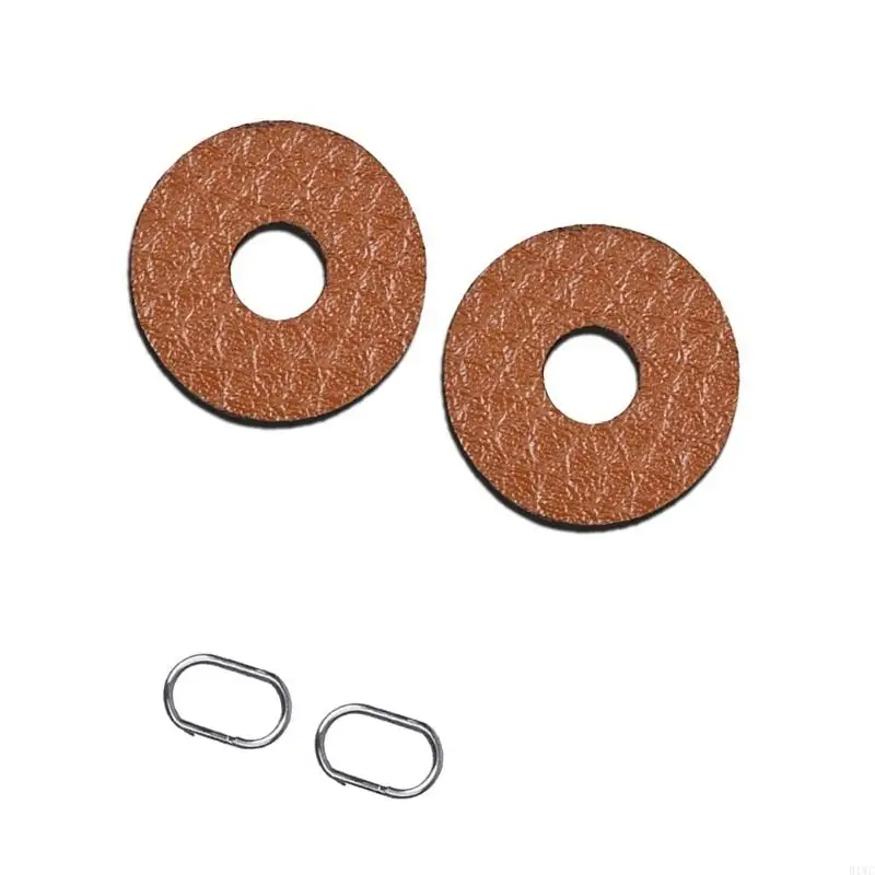 Stainless Steel Camera Belt Adapter With Leather Pad For DSLR Camera Protective Secure Attachment Quick Installation 