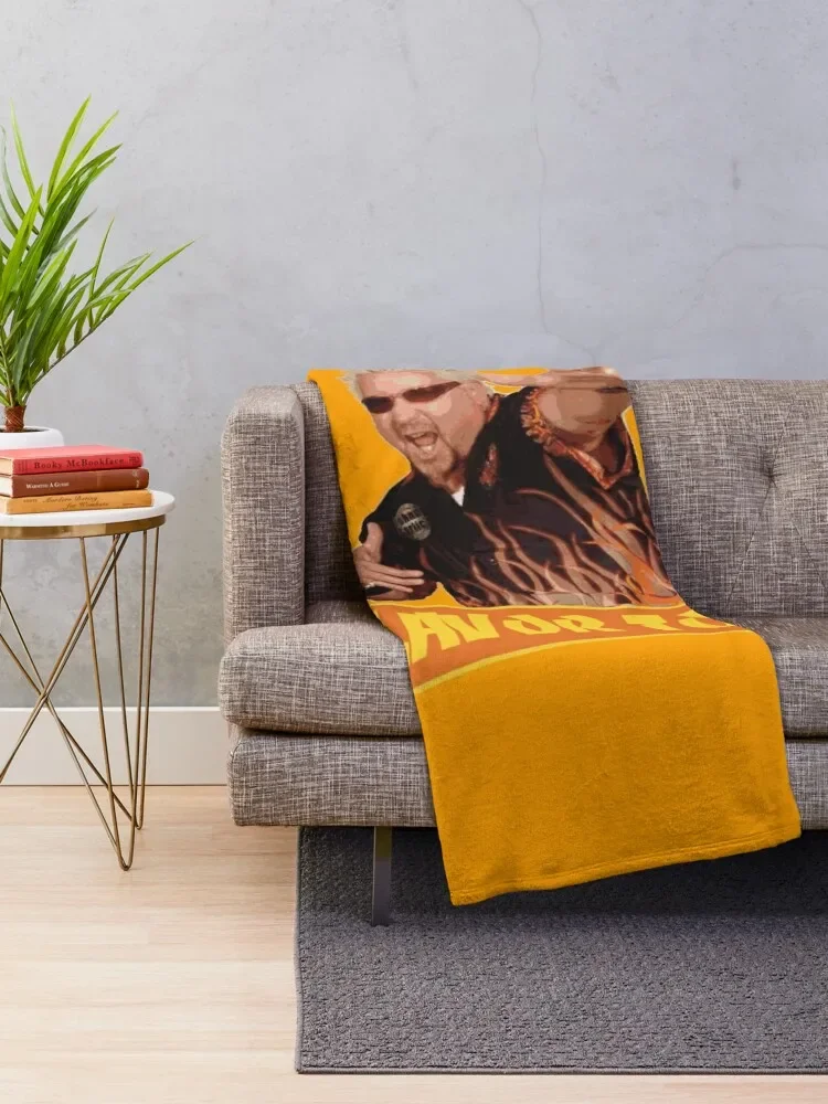 FLAVOR TOWN USA - GUY FlERl Throw Blanket Hairys Heavy Blankets