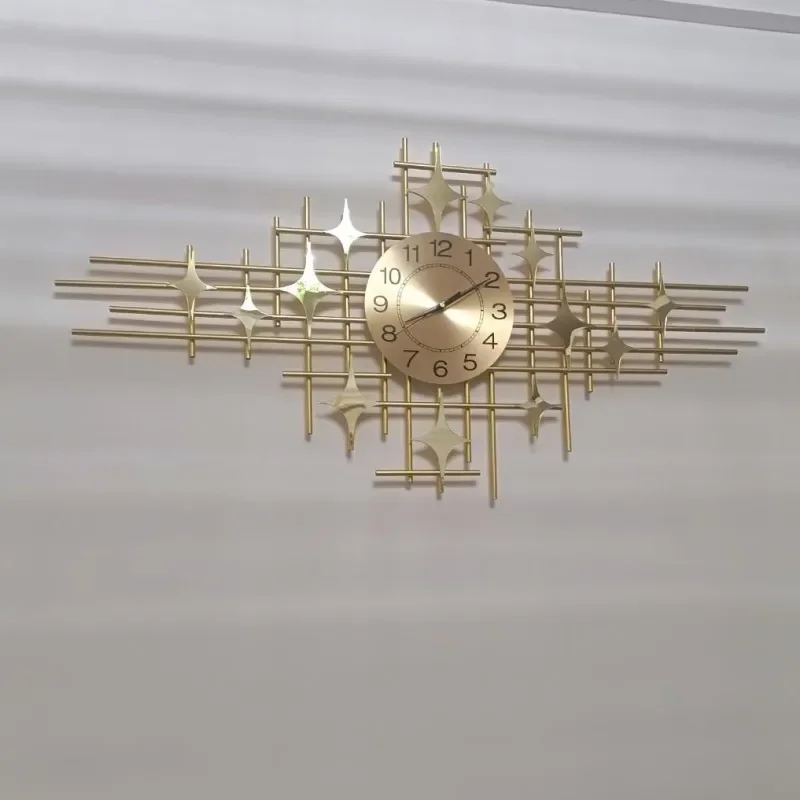 Big Size Wall Clocks Digital Art Mural Luxury Mechanism Wall Watch Aesthetic Creative Reloj De Pared Living Room Decoration