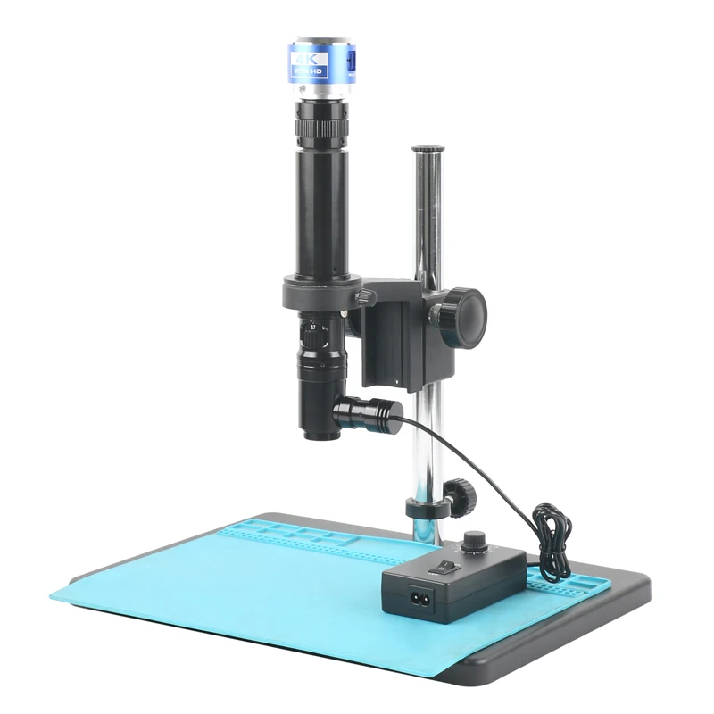 Cámara microscópica con lente óptica Coaxial, Zoom óptico Industrial 4K, 8,3 MP, 1000X, 1400X, para ITO Wafer, pantalla táctil OLCD, cristal de teléfono
