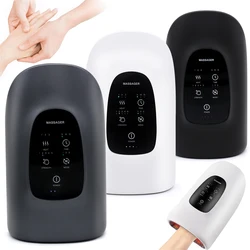 5 Level Smart Air Pressure Hand Massager Palm Acupoint Compression Vibration Hot Compress Massage Wrist Fingers Spa Relax Muscle