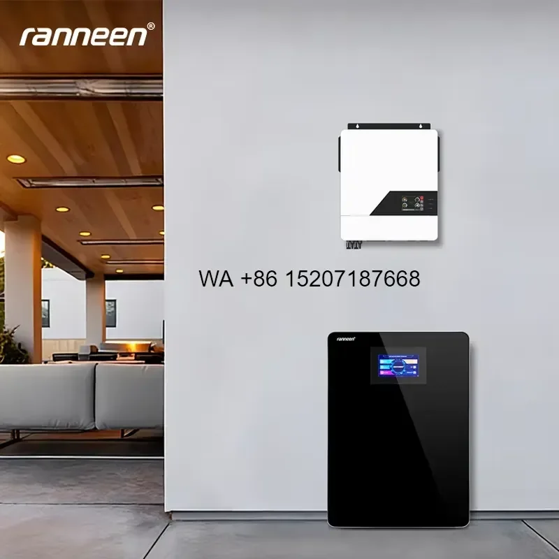 Wmwmnu for 7 Inch Touch Screen Home Wall Lithium Energy Storage System Lithium Battery