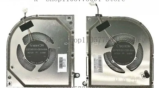 New Laptop CPU GPU Cooling Fan For HP OMEN 10 Slim14 14-FB TPN-Q297 N91710-001 EG75051S1-C020-S9A N91711-001 EG75051S1-C010-S9A