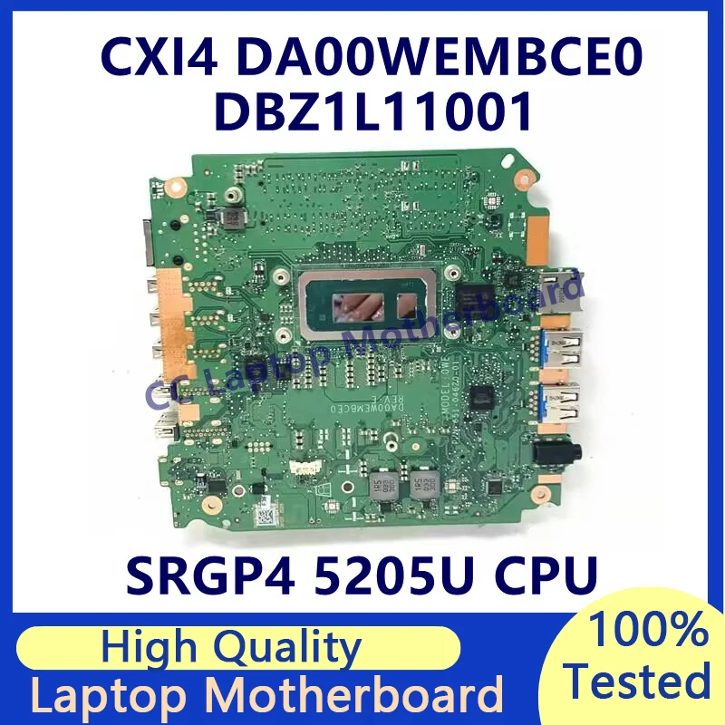 DA00WEMBCE0 Mainboard For Acer Chromebox CXI4 Laptop Motherboard With SRGP4 5205U CPU DBZ1L11001 100% Fully Tested Working Well