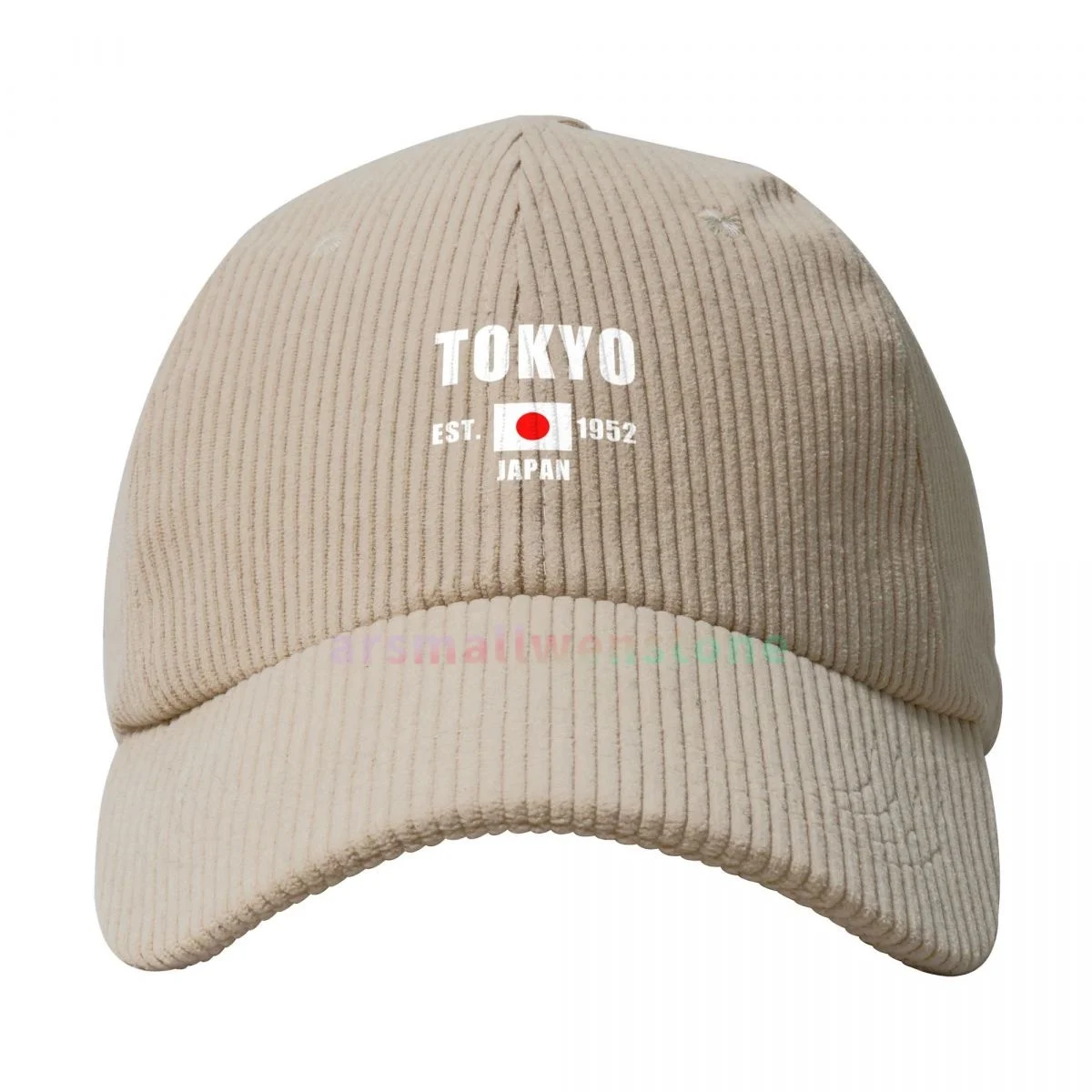 Japan EST.1952 Tokyo Capital Corduroy Baseball Cap New Cotton Solid Color Sunhat Sport Snapback Caps Autumn Warm Fashion Hip Hop